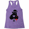 poker hat ace of spades Racerback Tank