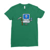 blue screen of death Ladies Fitted T-Shirt
