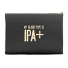 my blood type is ipa+ Accessory Pouches