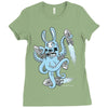octobunny returns Ladies Fitted T-Shirt