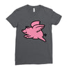 flying pig Ladies Fitted T-Shirt