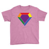 Rainbow LGBT Diamond Youth Tee