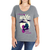 to the moon and back Ladies Curvy T-Shirt
