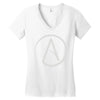 atheist atheism atheismus Women's V-Neck T-Shirt