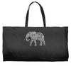 elephant filled pattern cool Weekender Totes