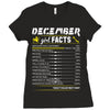 December Girl Facts Sagittarius Ladies Fitted T-Shirt