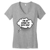 I'm So Going to Kick You Women's V-Neck T-Shirt