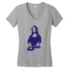 dj mona lisa Women's V-Neck T-Shirt