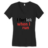 i  fartlek Women's V-Neck T-Shirt