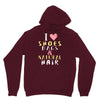shoes bags natural hair Unisex Hoodie