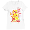 knight owl Ladies Fitted T-Shirt