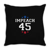 Impeach 45 Throw Pillow