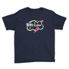 news flash black Youth Tee