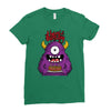 happy birthday monster Ladies Fitted T-Shirt