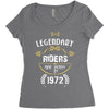 legendary riders are born in 1972 Women's Triblend Scoop T-shirt