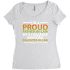 i'm a proud father in law Women's Triblend Scoop T-shirt