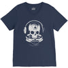 astronaut skull V-Neck Tee