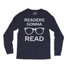 reading pun humor Long Sleeve Shirts