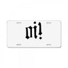 oi punk rock top long sleeve License Plate