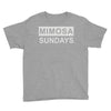 mimosa sundays brunch mens Youth Tee