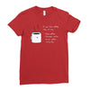 if you like coffee Ladies Fitted T-Shirt