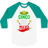 cinco de mayo fiesta mexican holiday 3/4 Sleeve Shirt