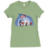 raising the flag Ladies Fitted T-Shirt