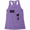 dad of 2 Racerback Tank