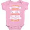 Super Cool Papa Of A Freaking Awesome Grandson Baby Onesie