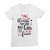 Though She Be But Little She Is Fierce Ladies Fitted T-Shirt