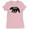 papa Ladies Fitted T-Shirt