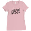 i love you stardust Ladies Fitted T-Shirt