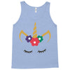 unicorn face Tank Top