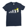 goku evolution Ladies Fitted T-Shirt