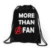 Avengers More Than A Fan Drawstring Bags