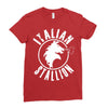 italian stallion 2 Ladies Fitted T-Shirt