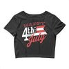 happy 4th of july Crop Top