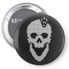 skull tetris Pin-back button