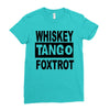 whiskey tango foxtrot Ladies Fitted T-Shirt
