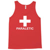 paraletic funny printed green top drinking booze party drunk Tank Top