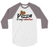 pizza is my valentine 56 3/4 Sleeve Shirt