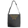 henna hylian symbol Adjustable Strap Totes