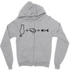 Cat Math Zipper Hoodie
