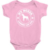 my boxer is the world's largest lap dog Baby Bodysuit