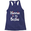 Minnie is my Bestie Racerback Tank