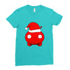 mooncake christmas santa parody Ladies Fitted T-Shirt