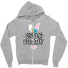sister bunny Zipper Hoodie