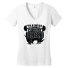 training to beat goku Women's V-Neck T-Shirt