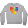 Rainbow Equality Heart Crewneck Sweatshirt
