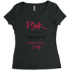 pink beautiful trauma world tour 2018 Women's Triblend Scoop T-shirt